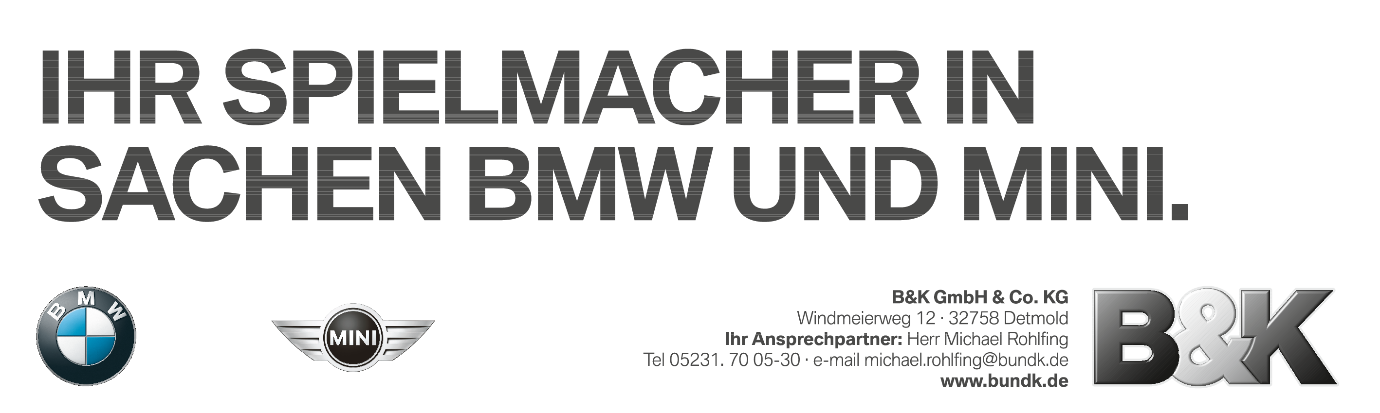 B&K BMW Mini Detmold